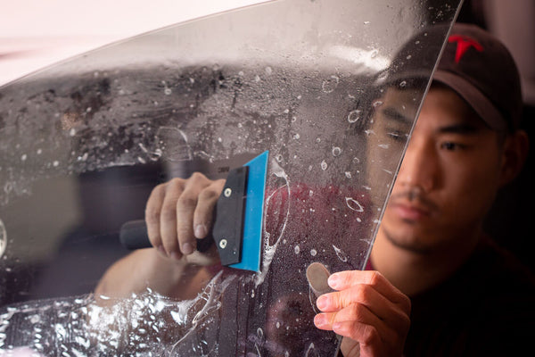 Tesla tint installation process