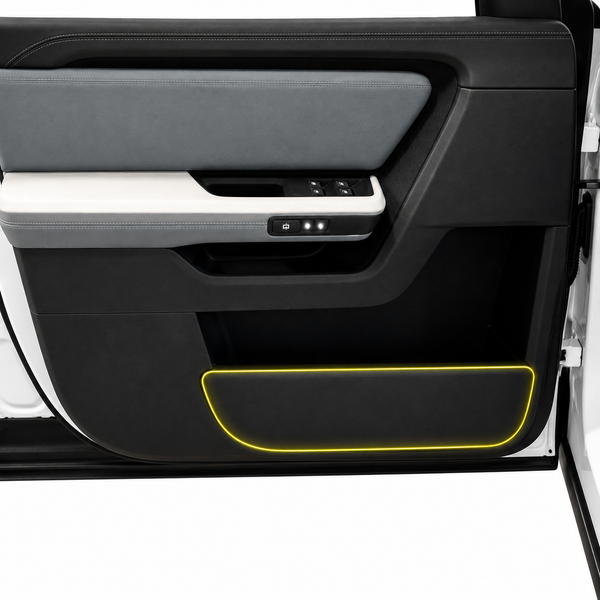 Front Door Kicker Protection – PPF for Rivian R2