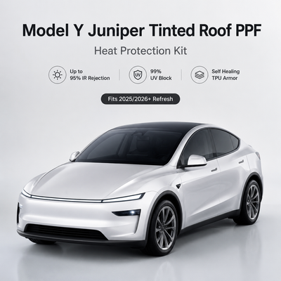 Model Y Juniper Tinted Roof Protection - PPF Kit