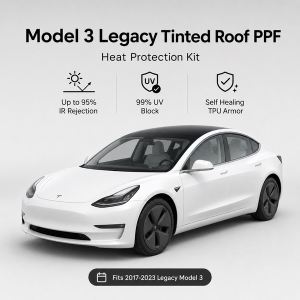 Tinted Glass Protection PPF Kit for Model 3 (2017-2023)