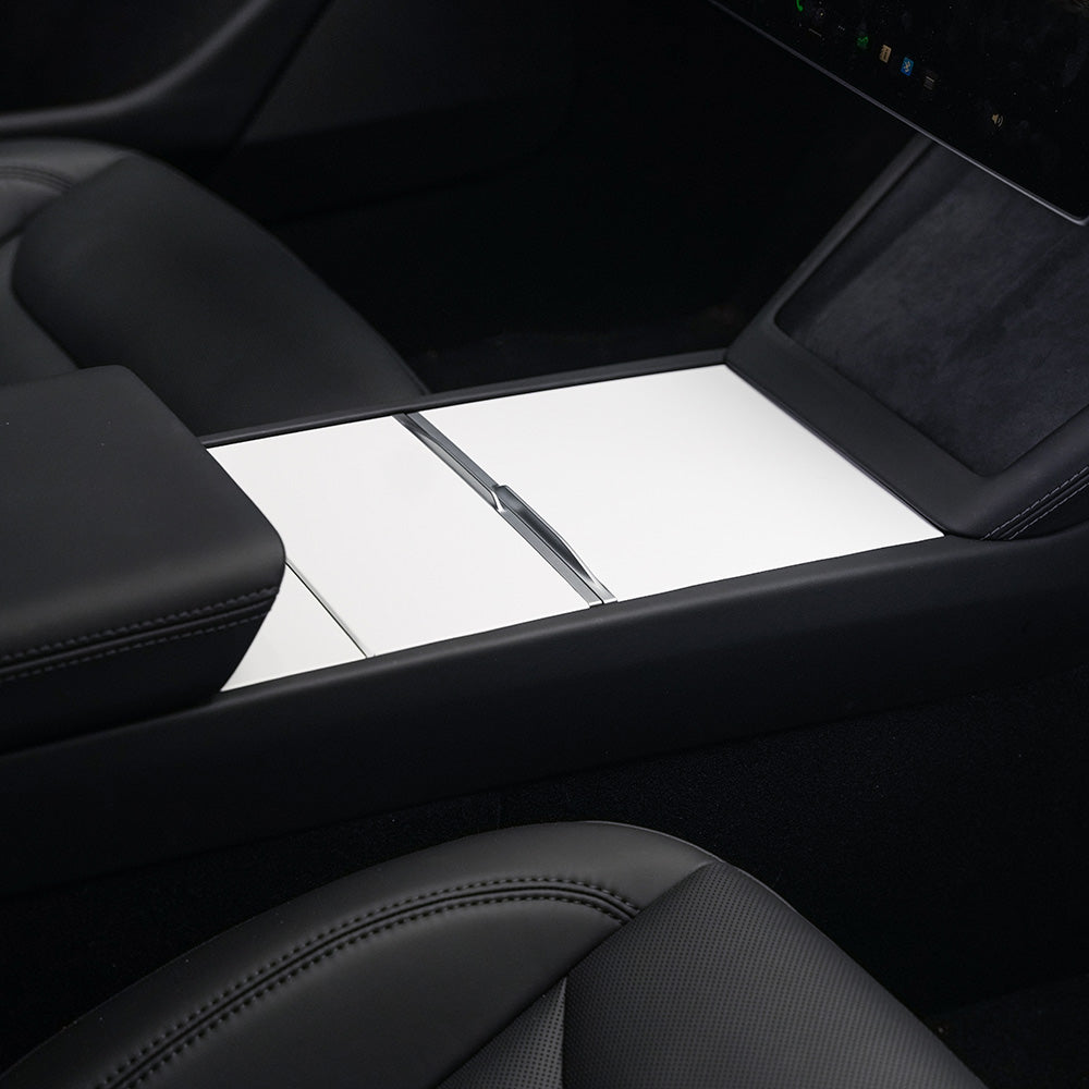 Center Console Wrap for Model 3 Highland Refresh/Y Juniper Premium | Satin White
