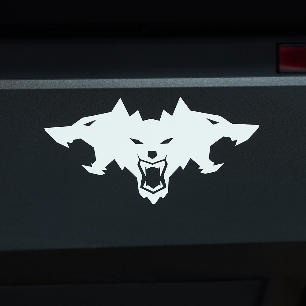 Beast Badge Wrap for Cybertruck | Satin White