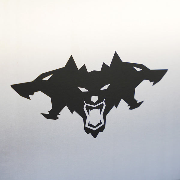 Silver Metallic Cyberbeast 3D Laser-Cut Emblem Badge For Tesla Cybertruck Hood - Self-Adhesive
