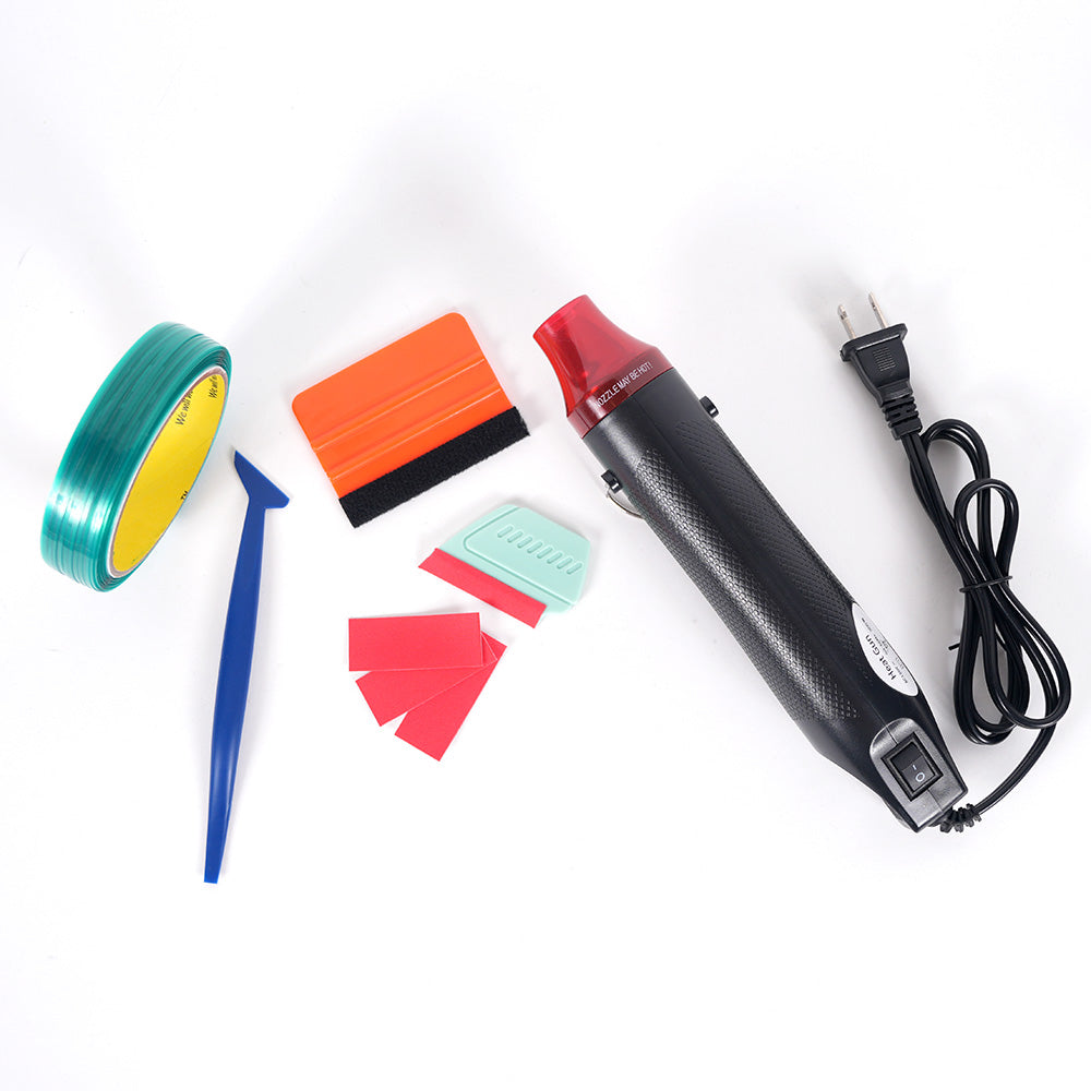 Mirror Vinyl Wrap for Model 3 kit comes with all the tools needed to install.