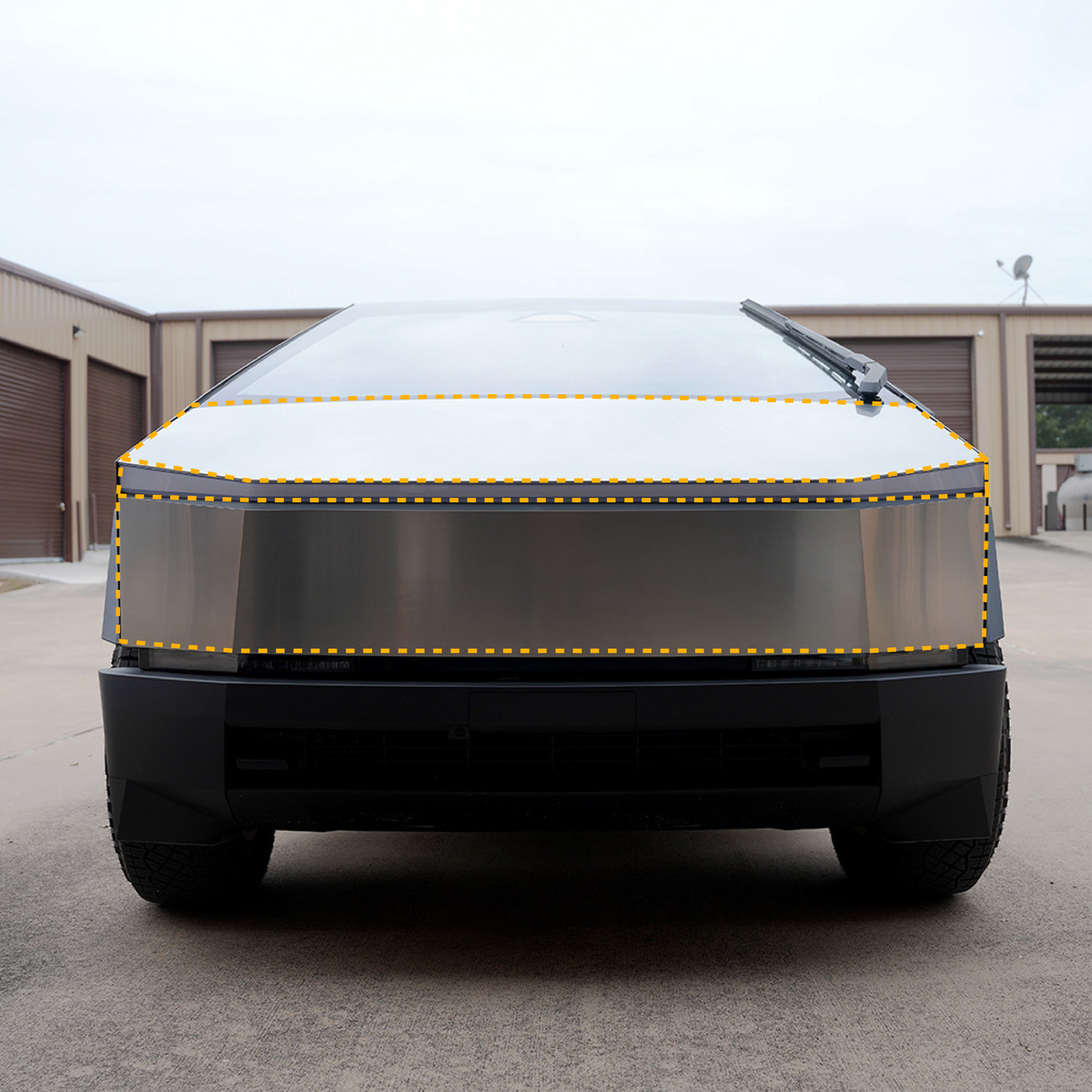 DIY Front Protection - PPF for Cybertruck