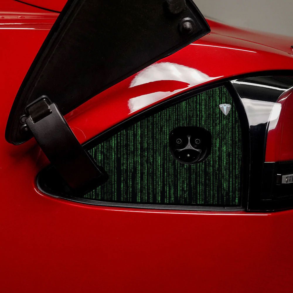 Charge Port Wrap for Model S -TB-S-CP-MATRIX- TESBROS