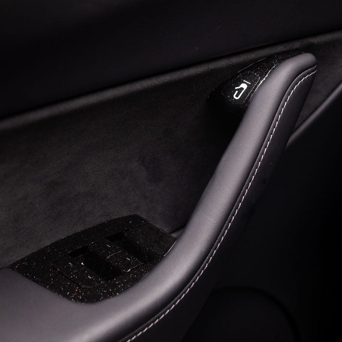 Door Labels for Model 3 / Y -TB-3Y-DRLAB-WHT- TESBROS