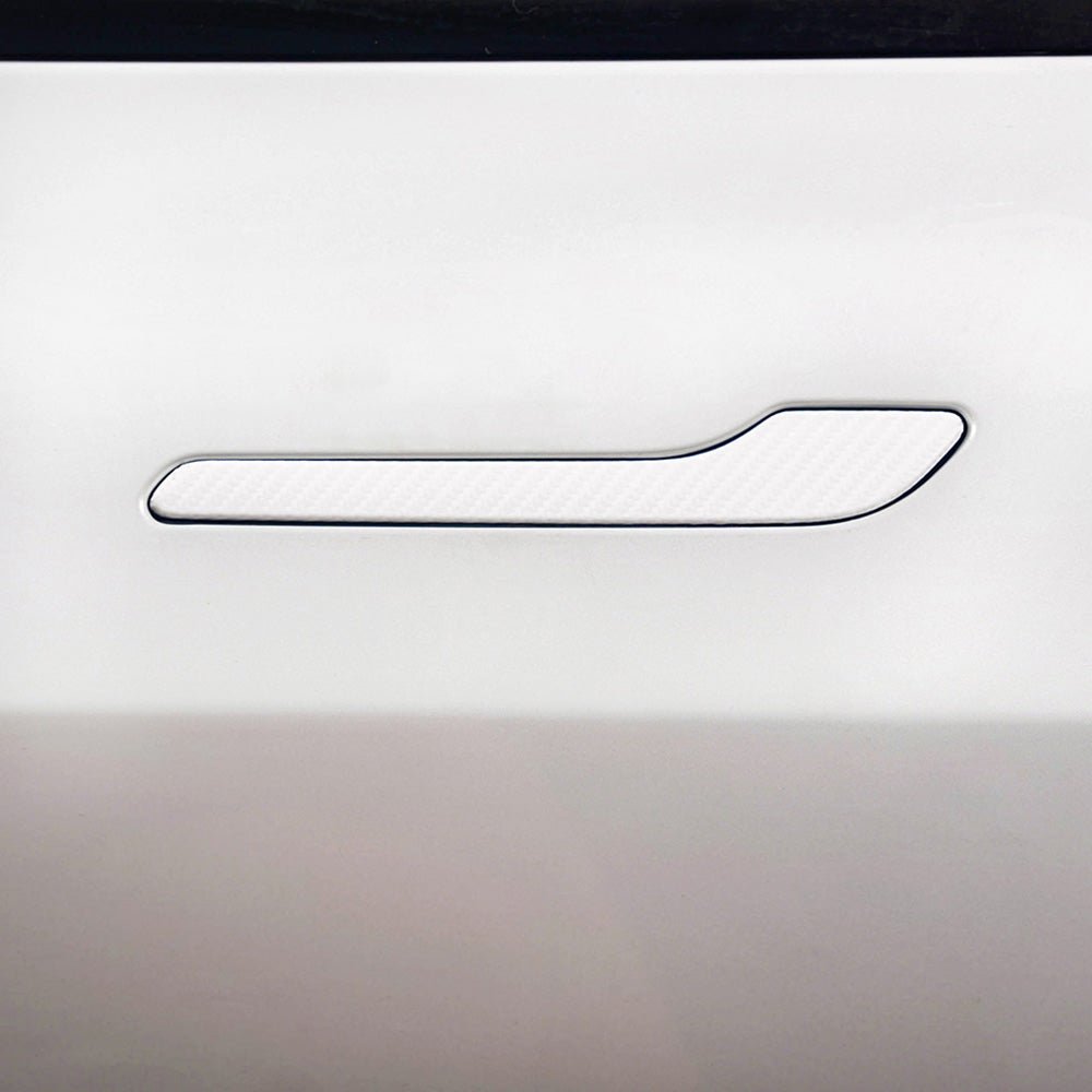 Full Door Handle Wrap for Model 3 / Y -TB-3Y-FDH-WHTCF- TESBROS