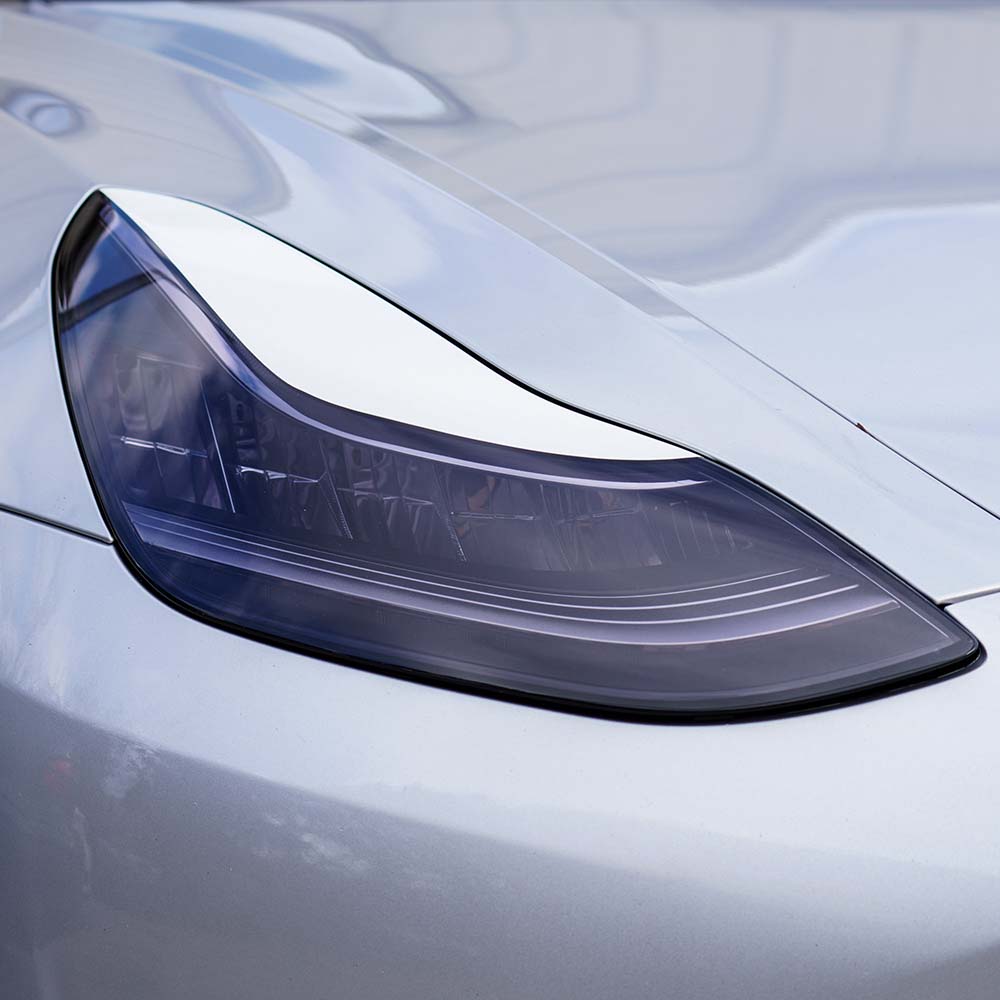 Headlight Eyelid Wrap for Model 3/Y -TB-3Y-EYELD-WHTGLD- TESBROS