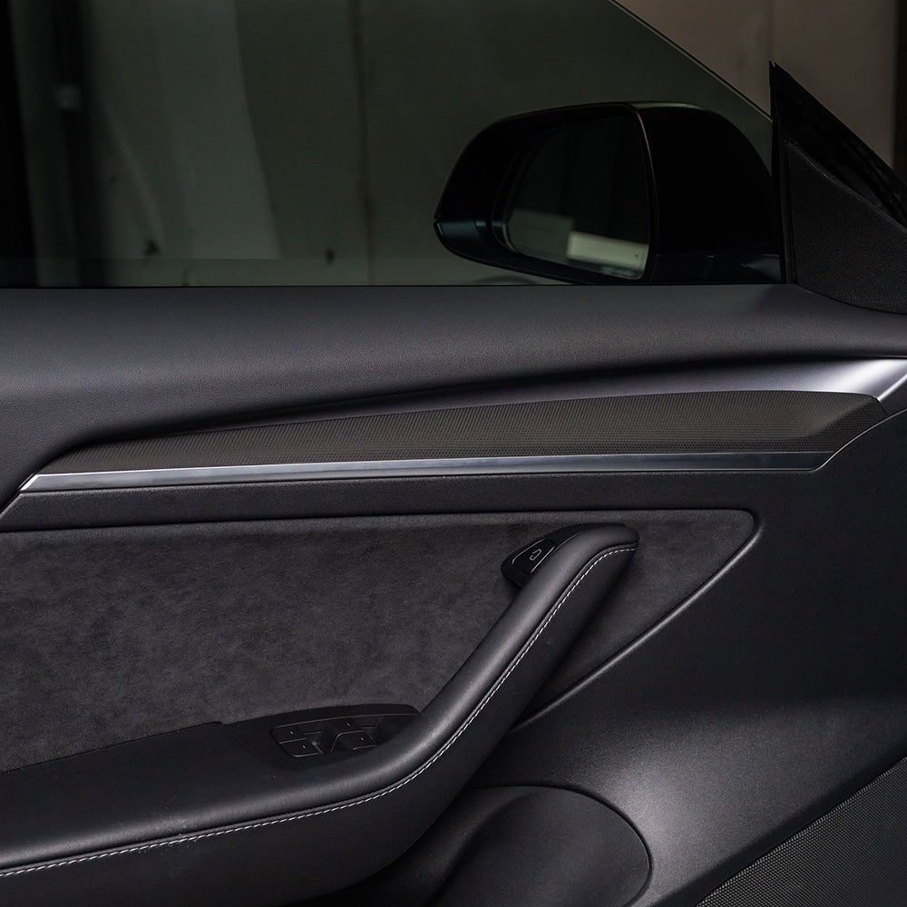 Interior Door Trim for Model 3 / Y -TB-3Y-DRTRM-MTXBLK- TESBROS