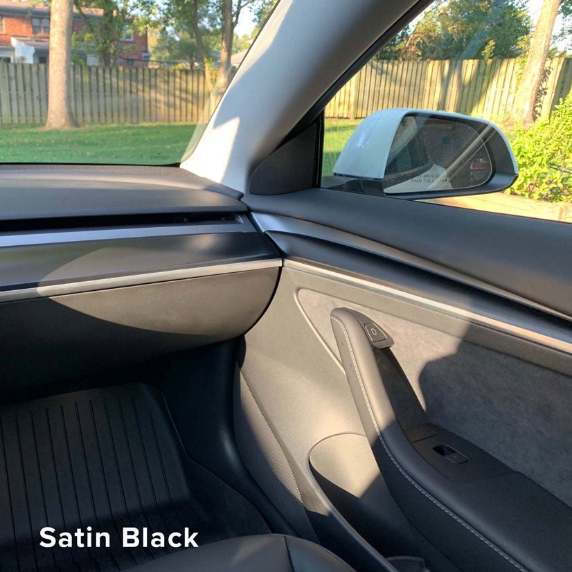 Interior Door Trim for Model 3 / Y -TB-3Y-DRTRM-STNBLK- TESBROS