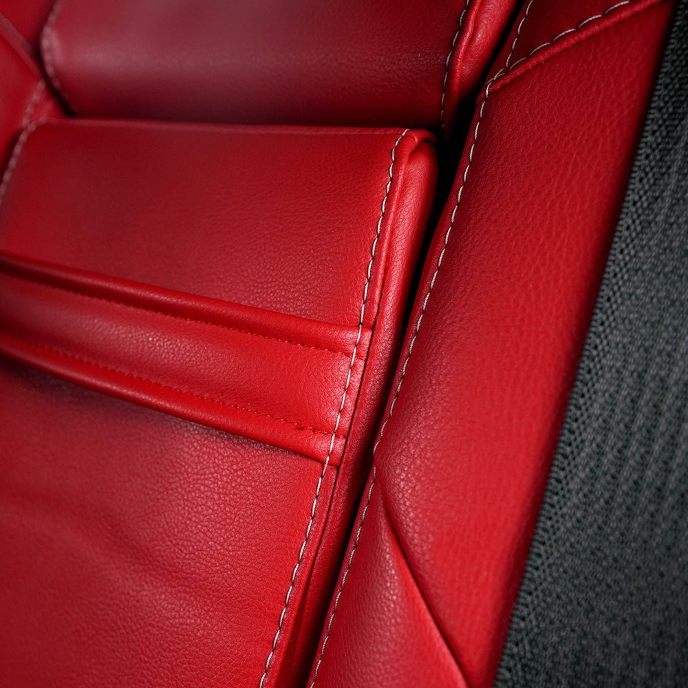 Premium Seat Covers for Model 3 -MFG-3-STCVR-RED- TESBROS