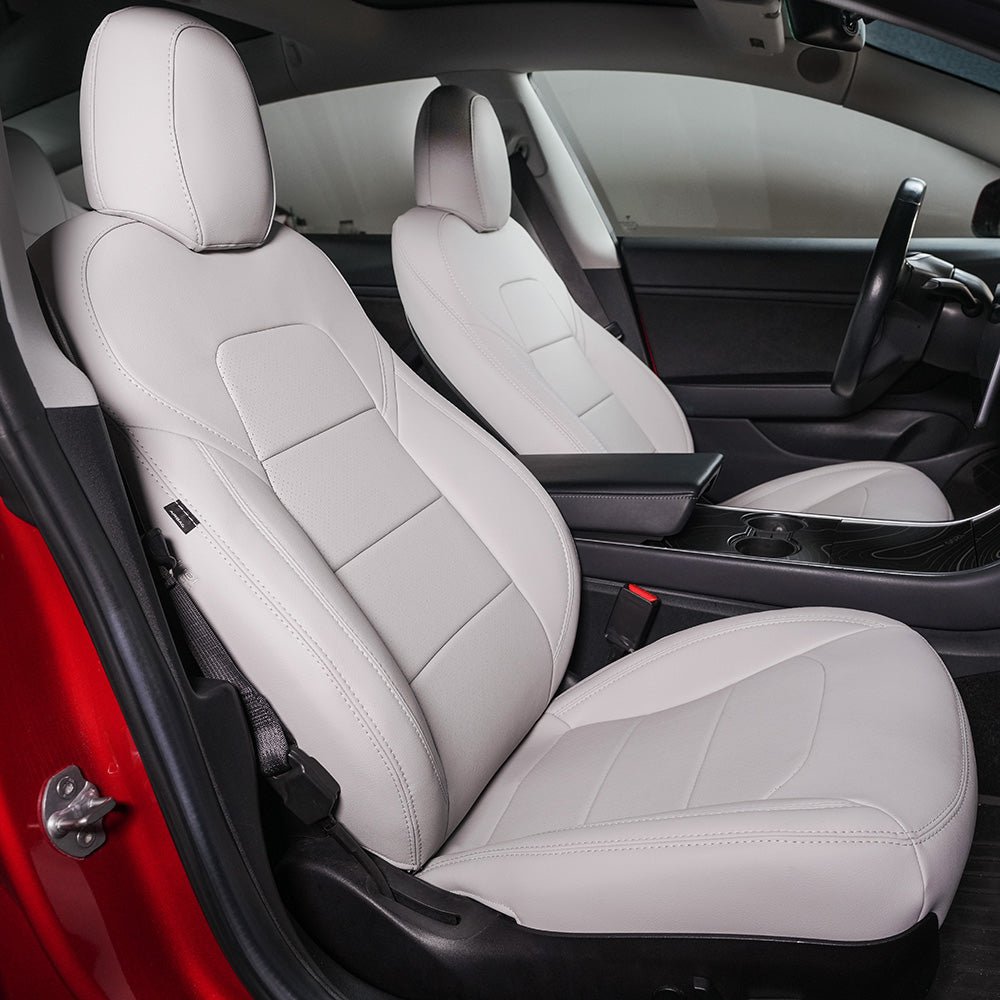 Premium Seat Covers for Model 3 -MFG-3-STCVR-STG- TESBROS