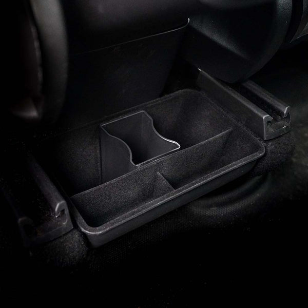 Rear Seat Organizer with Removable Trash Bin for Model Y