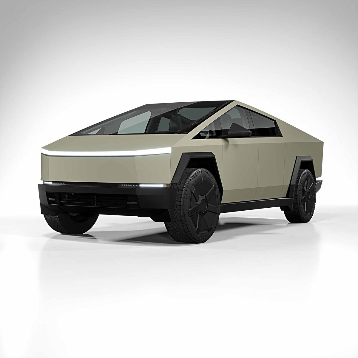 Cybertruck-matte-khaki-green
