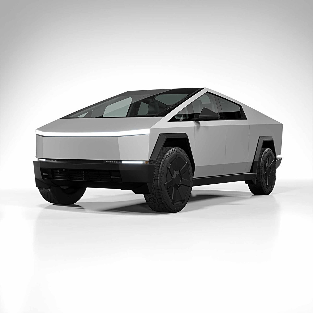 Cybertruck-matte-metallic-silver