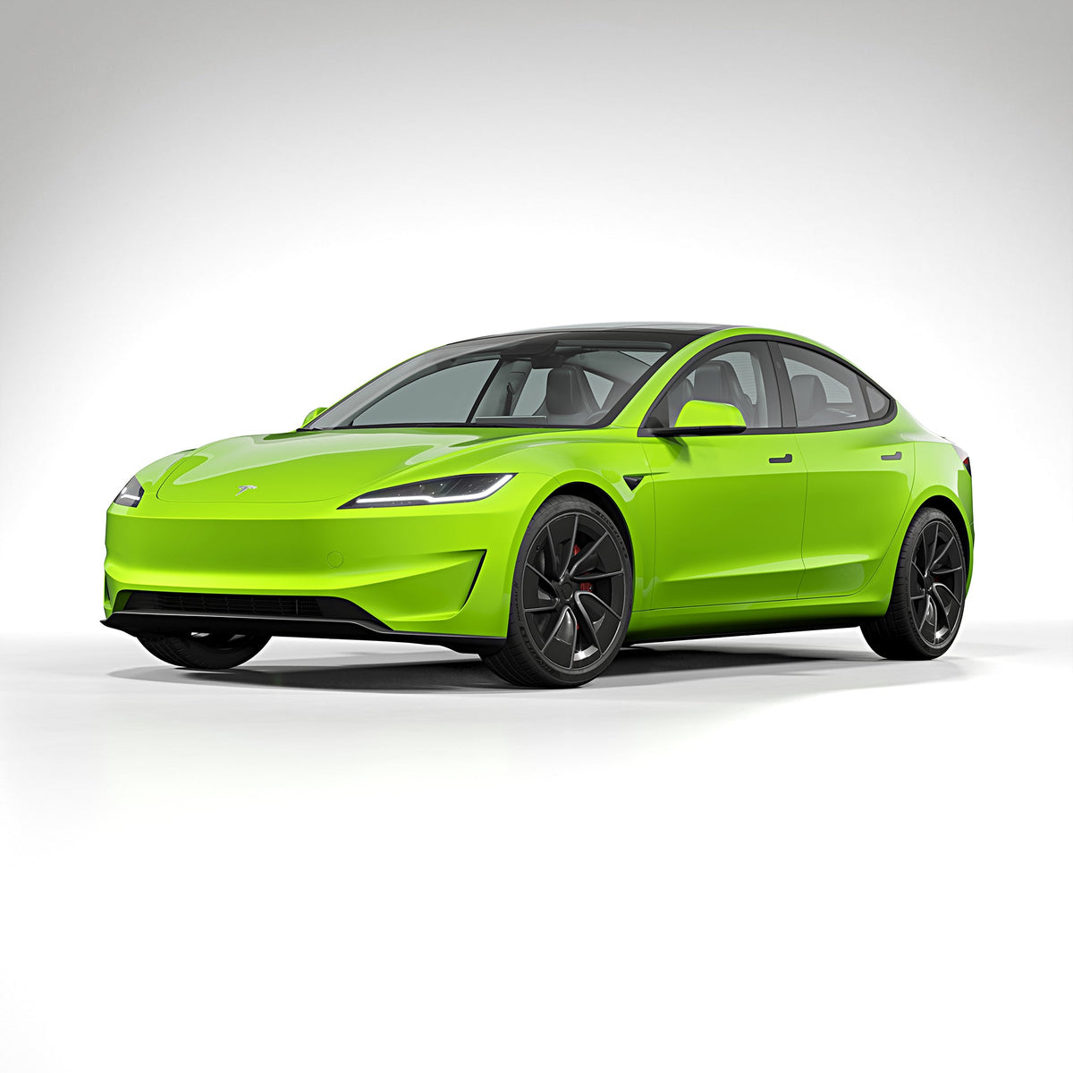 2025_Tesla_Model_3_Performance_gloss-tropical-vacation-green