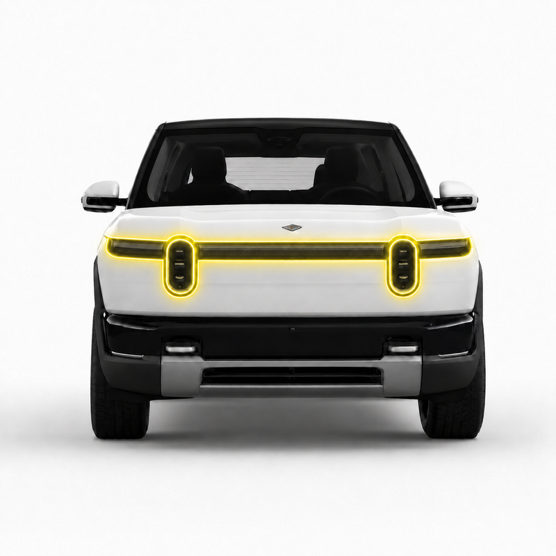 Tinted Headlight Protection – PPF for Rivian R2