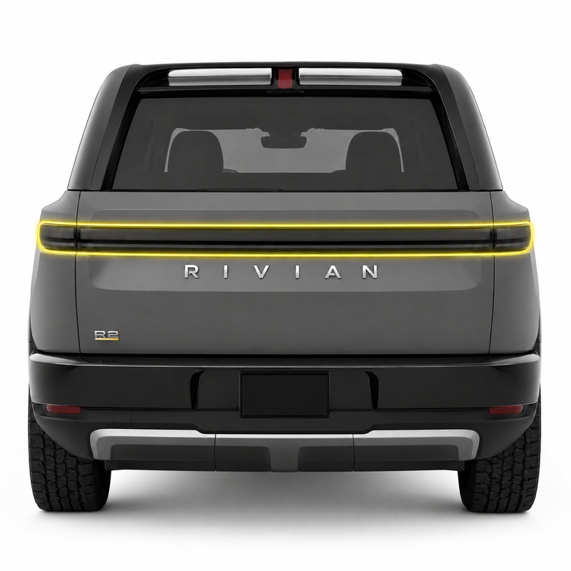Tinted Taillight Protection – PPF for Rivian R2
