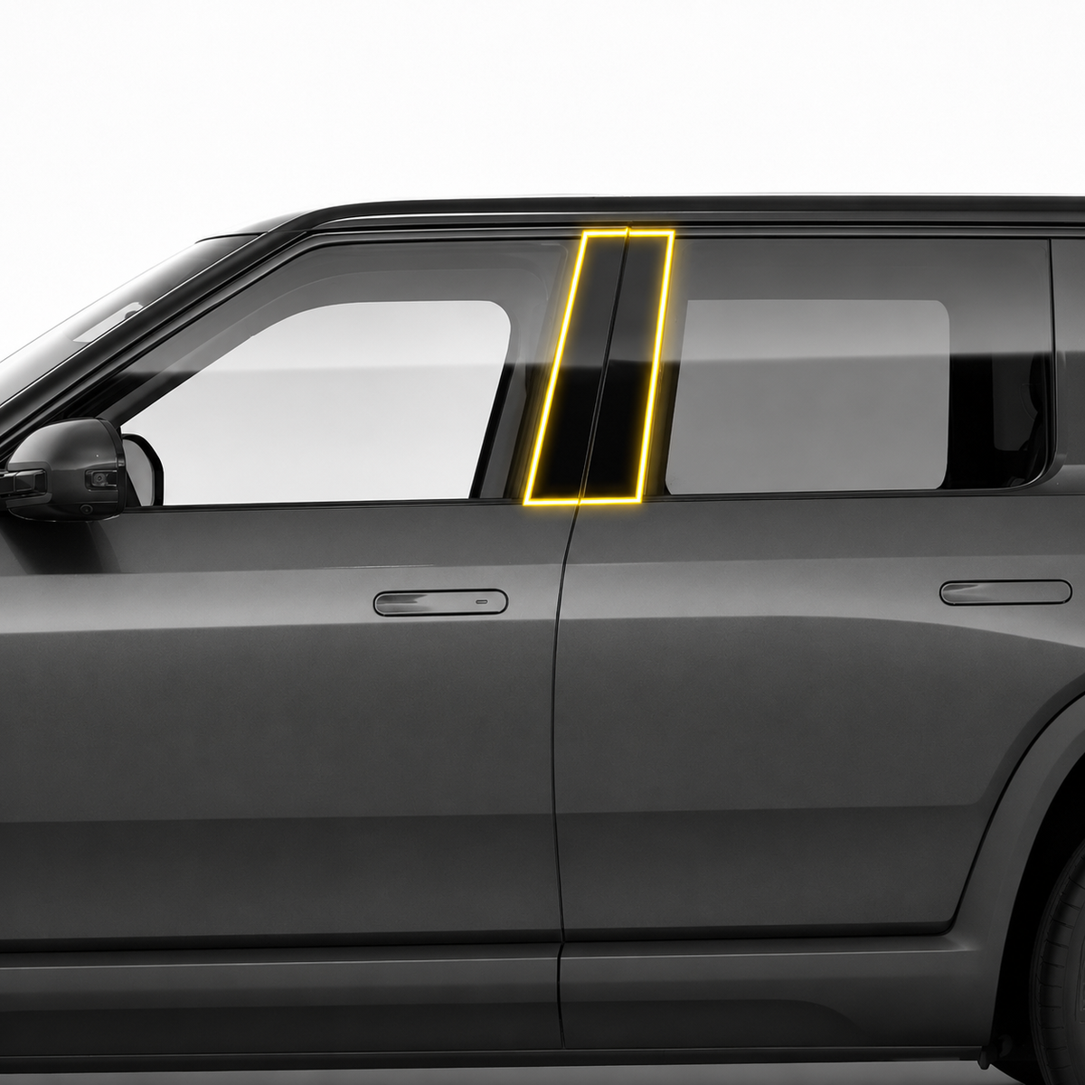 B Pillar Protection – PPF for Rivian R2