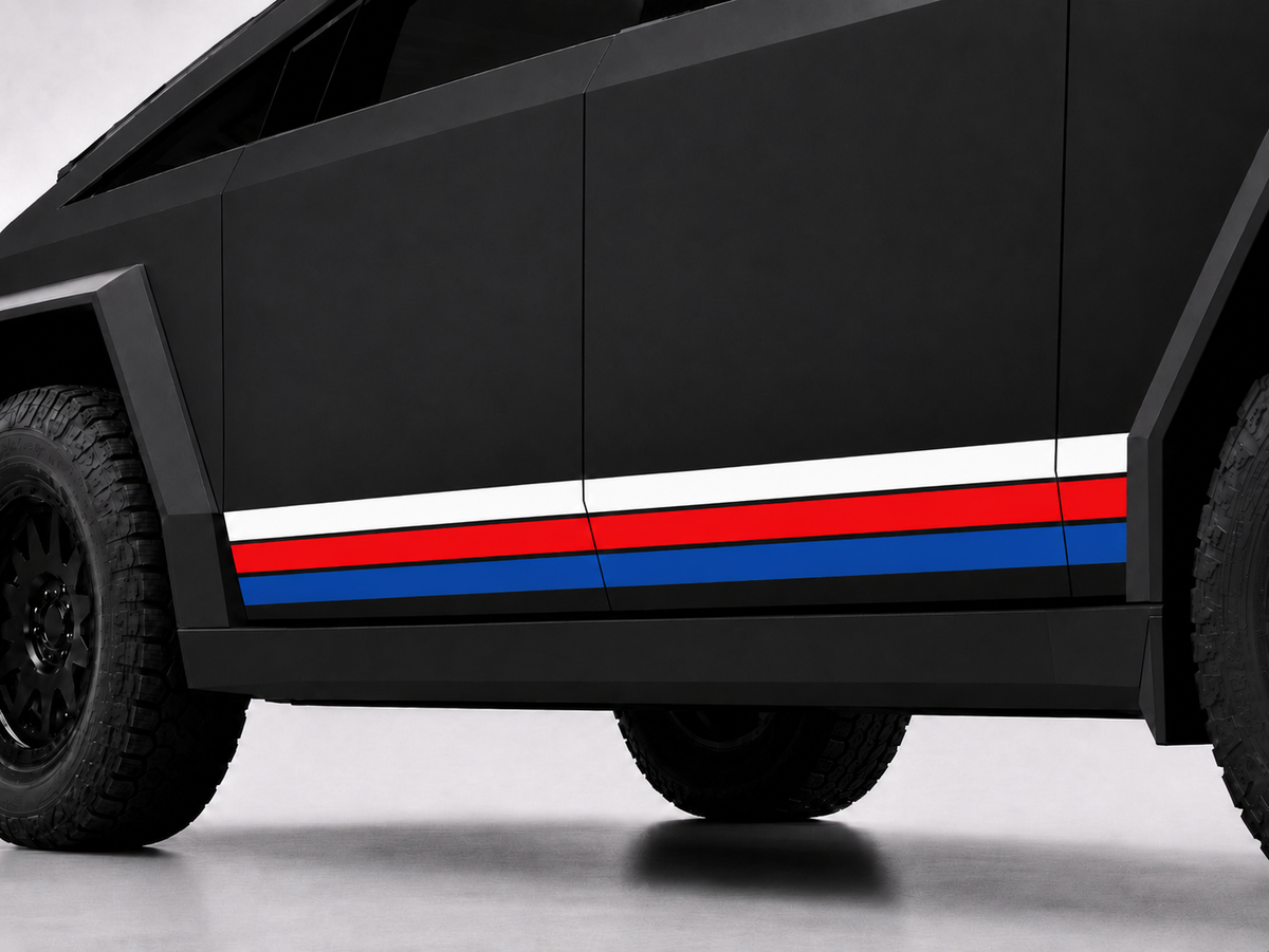 Cybertruck | Red, White & Blue Edition