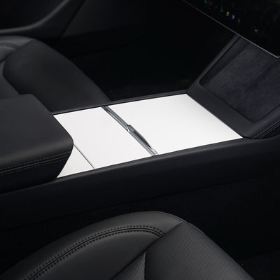 Center Console Wrap for Model 3 Highland Refresh/Y Juniper Premium | Satin White
