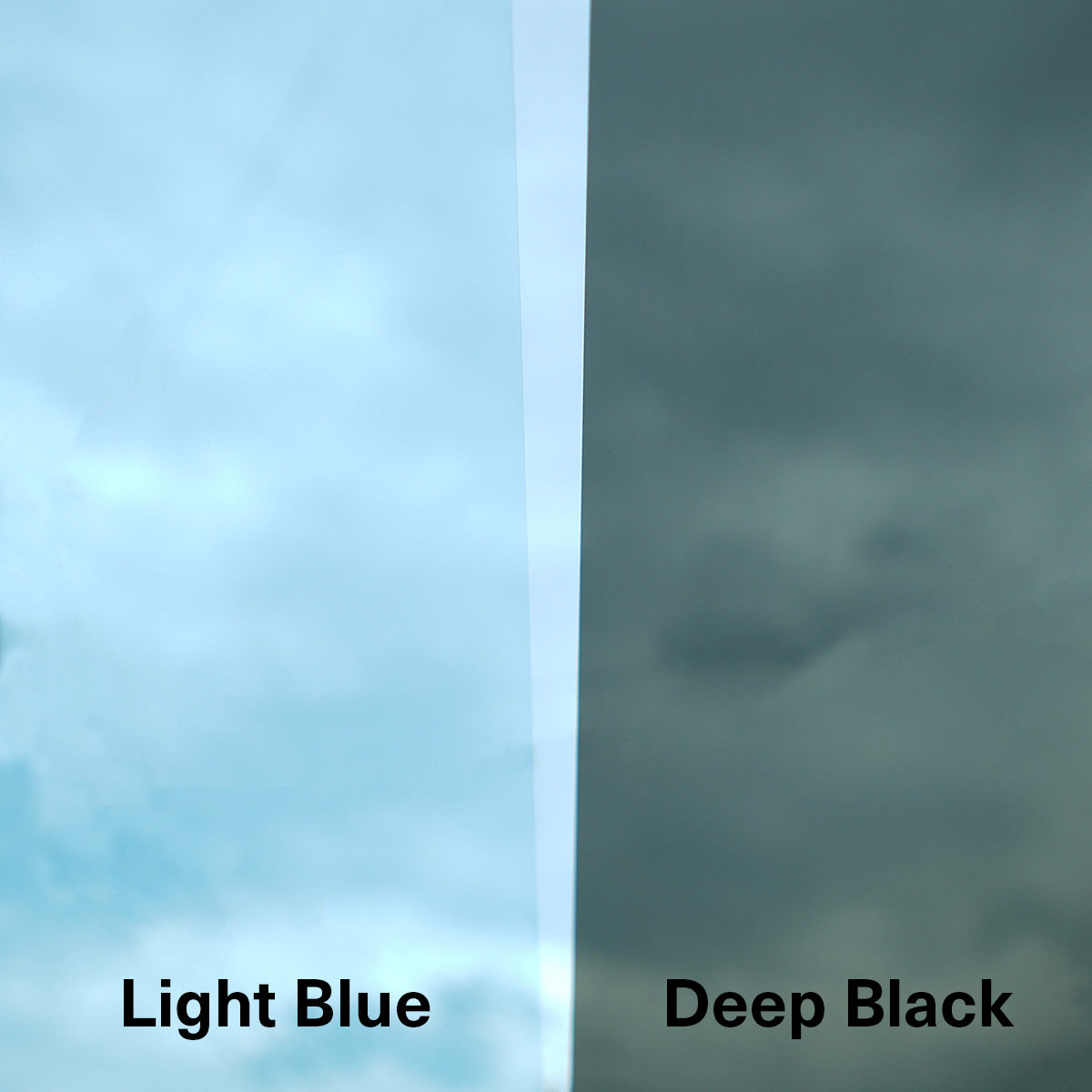 Tinted Roof Protection - PPF Kit - Light blue vs Deep black 
