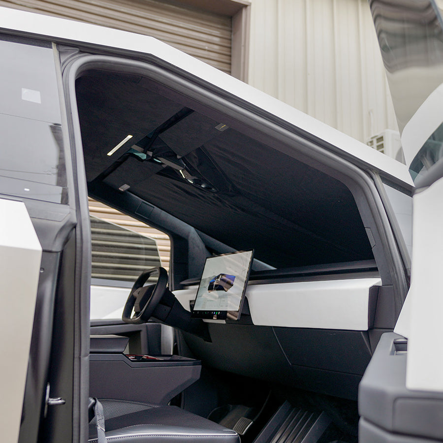 Aazon.co: BESTAOO Windshield Sun Shade For Tesla Cybertruck 2024 2025