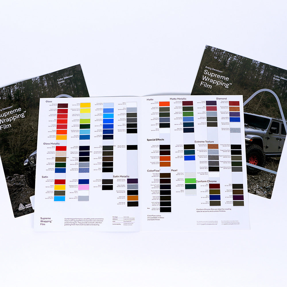 Avery Color Vinyl Swatch Sample Kit
