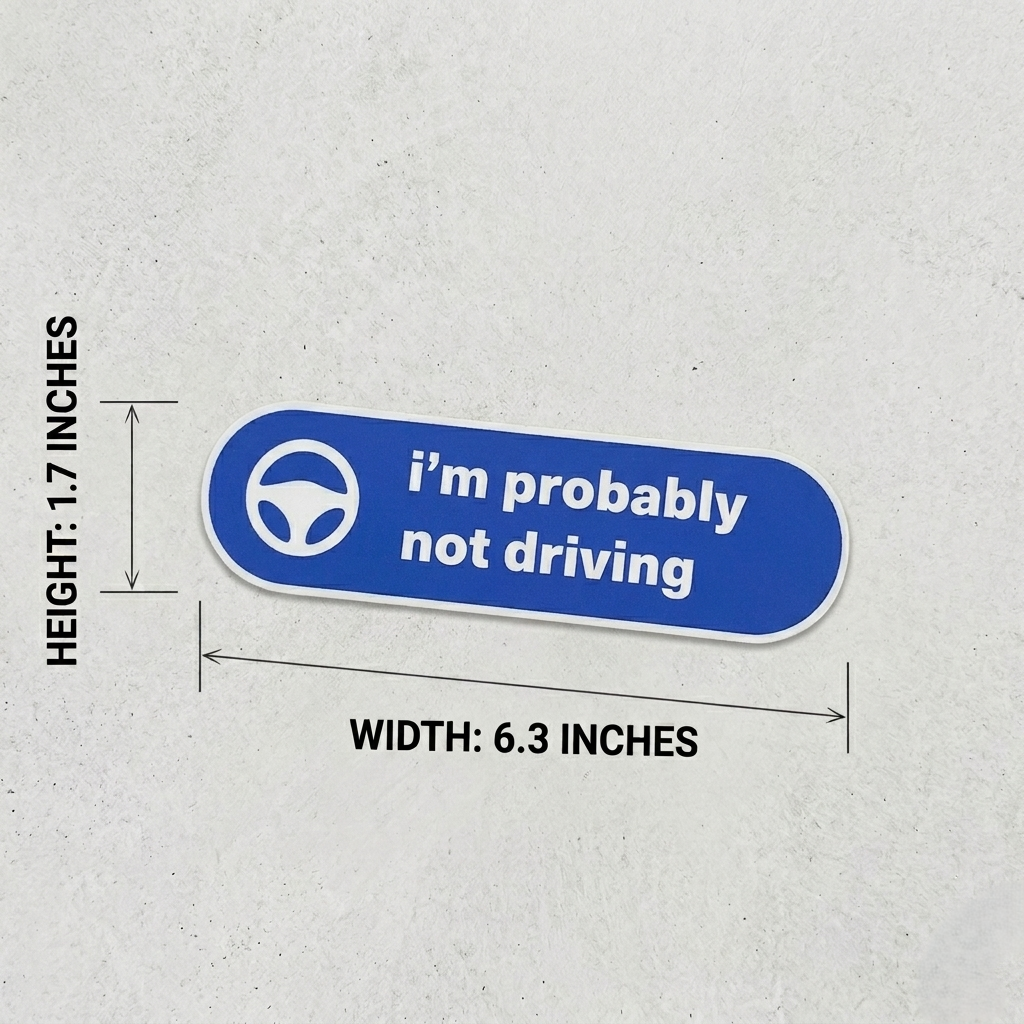 FSD Beta Stickers Dimensions