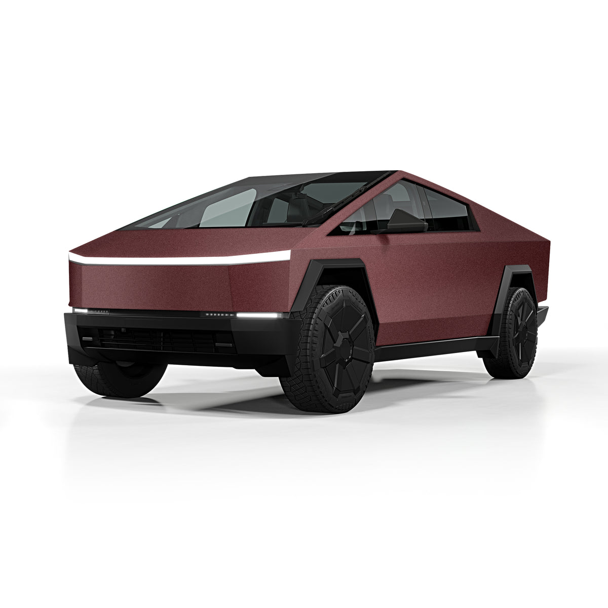 Gloss-Crimson-Red-Tesla-Cybertruck