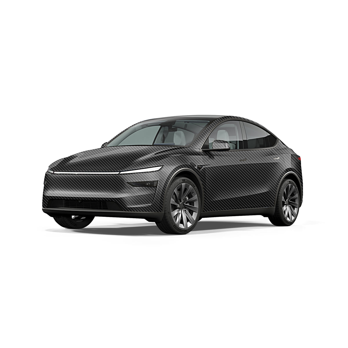 Gloss-Dark-Grey-Carbon-Fiber-Tesla-Model-Y-Juniper