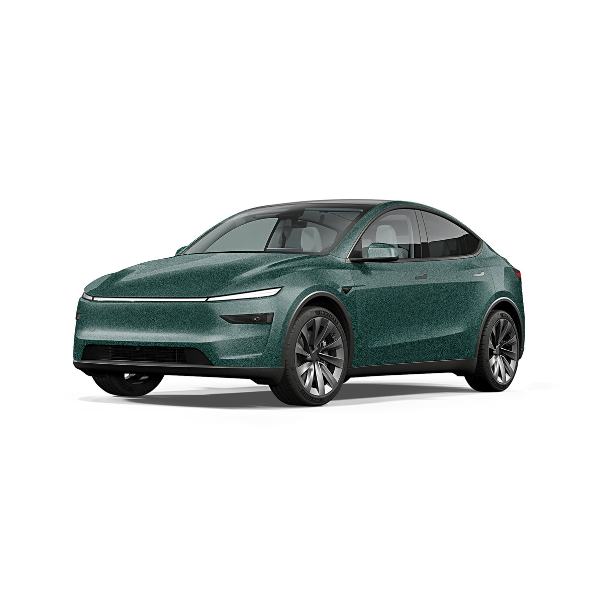Gloss-Shimmer-Jungle-Green-Tesla-Model-Y-Juniper