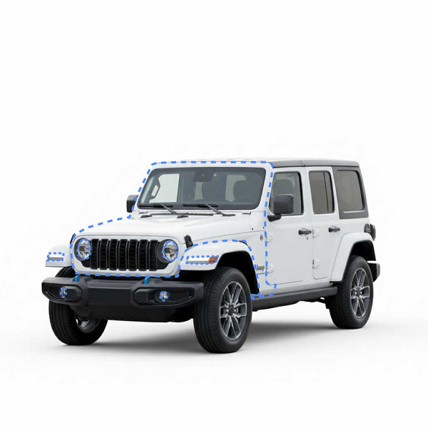 DIY Front Protection Kit - PPF For Jeep Wrangler/Gladiator JL/JLU/JT
