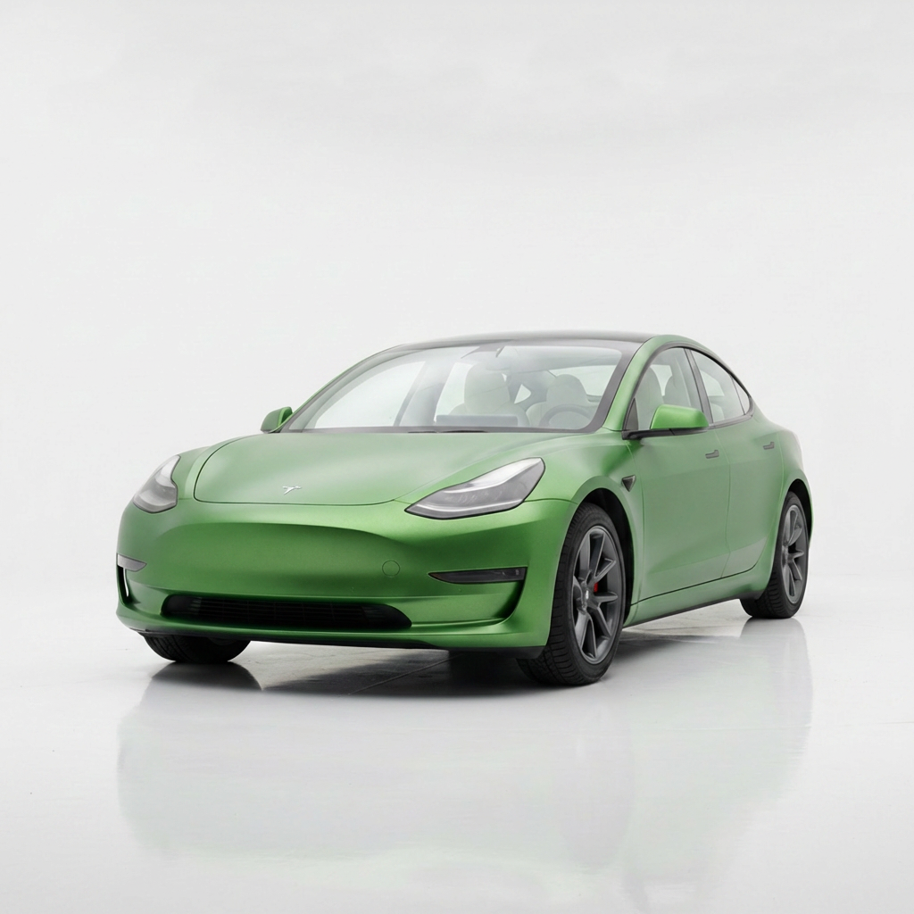 Matte Metallic Apple Green
