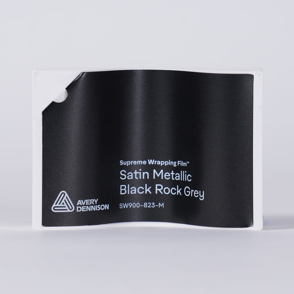 Satin Metallic Black Rock Grey