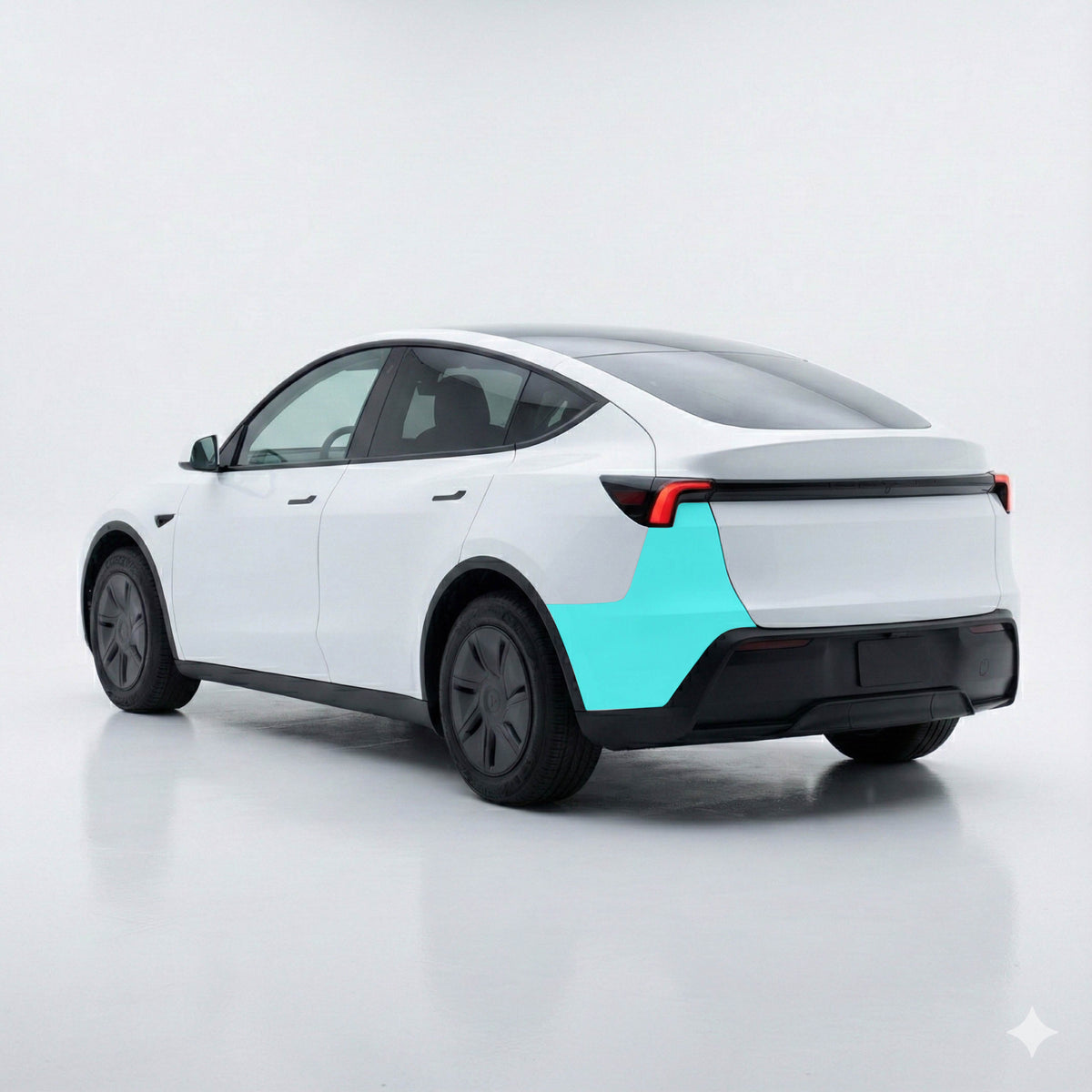 Model Y Standard Rear Bumper PPF Coverage 