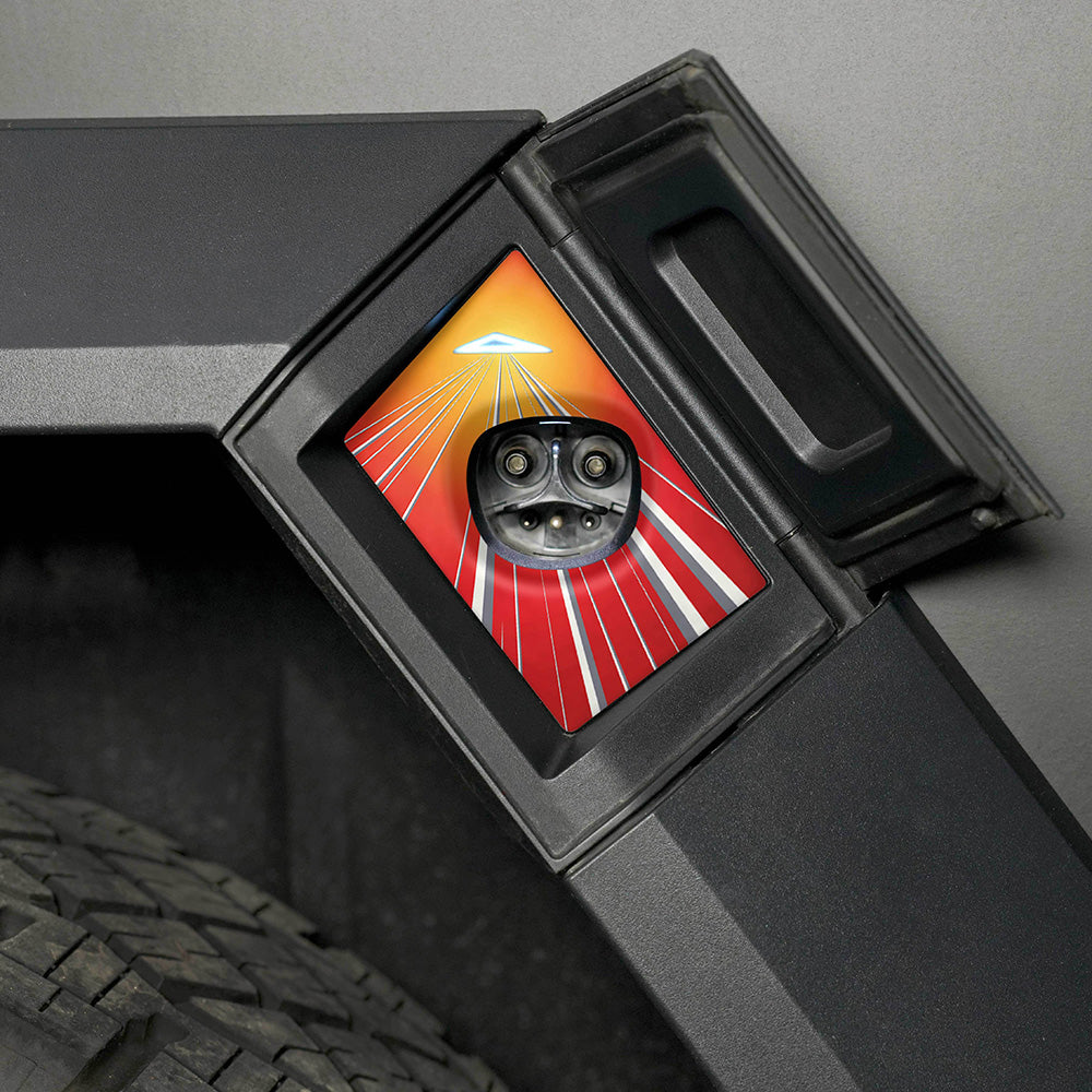 Charge Port Wrap for Cybertruck | Doodles