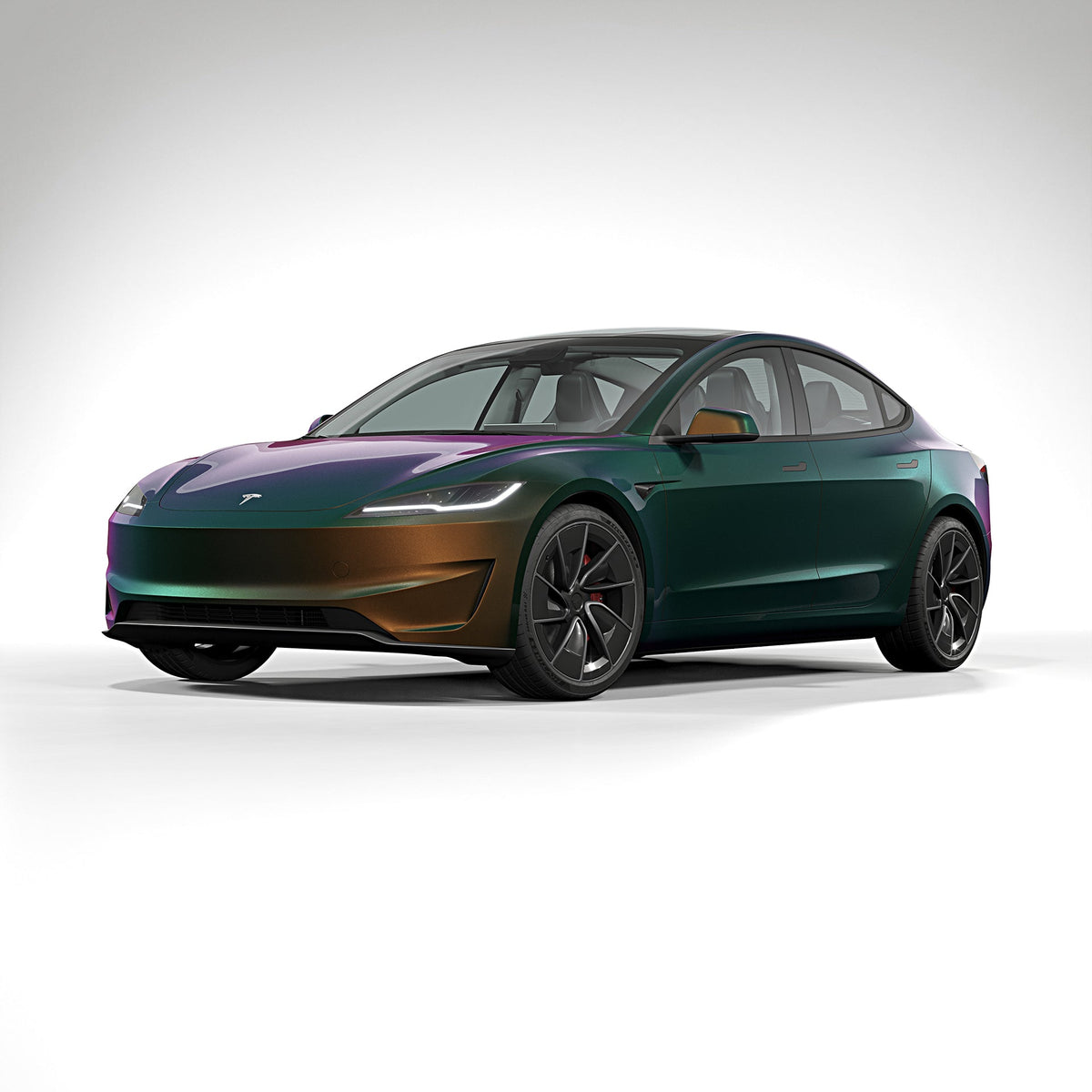 Tesla Model 3 Performance colorflow-gloss-urban-jungle