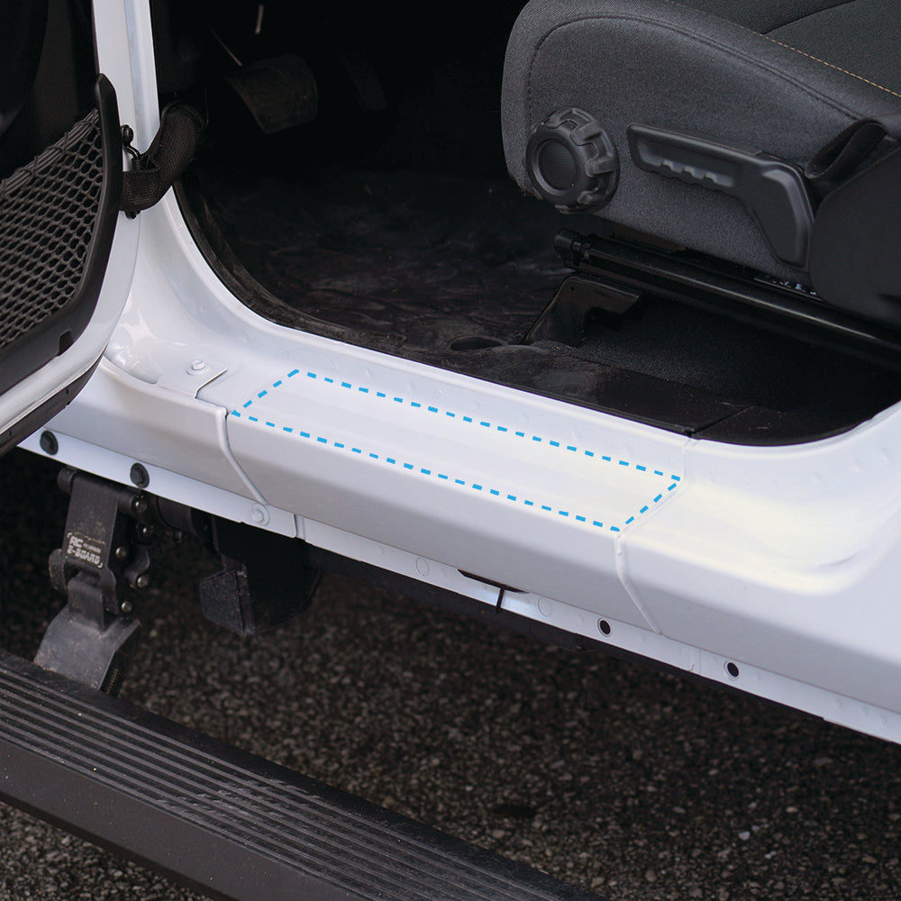 Door Entry Protection - PPF for Jeep Wrangler -- DIY Wrap Club formerly TESBROS