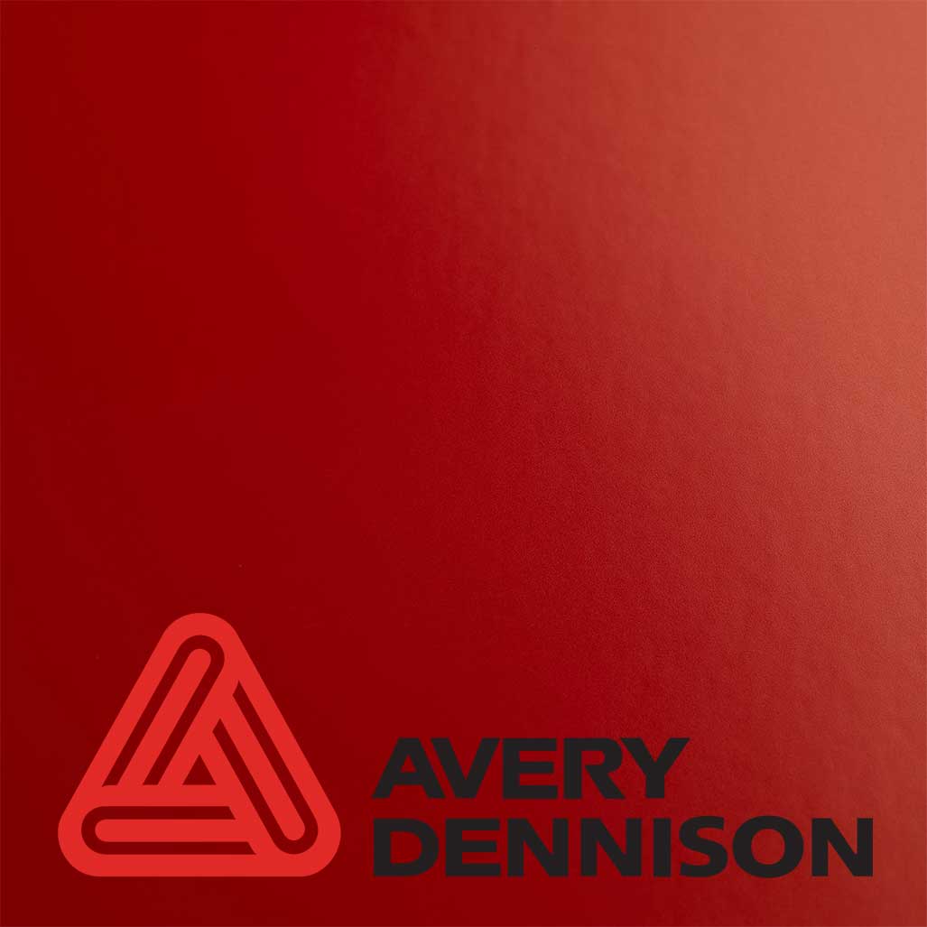 Avery Dennison Satin Red