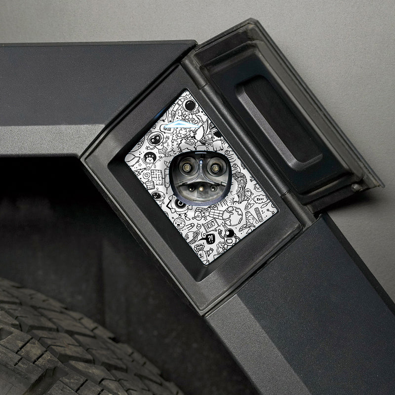 Charge Port Wrap for Cybertruck