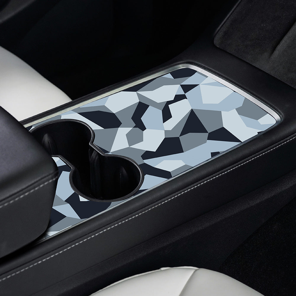 Limited Edition Center Console Wraps for Model 3/Y | Cybertruck Camo