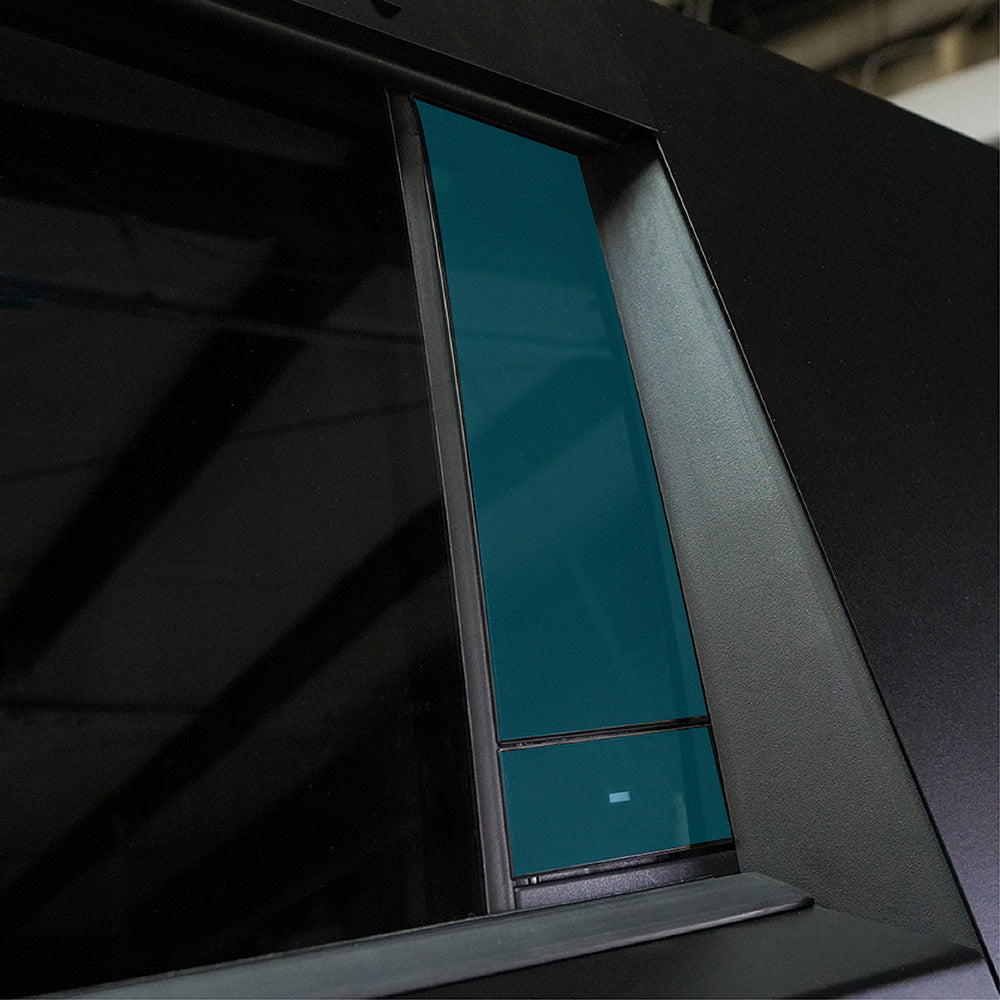 Door Button & B Pillar Protection - PPF for Cybertruck - Coverage Area