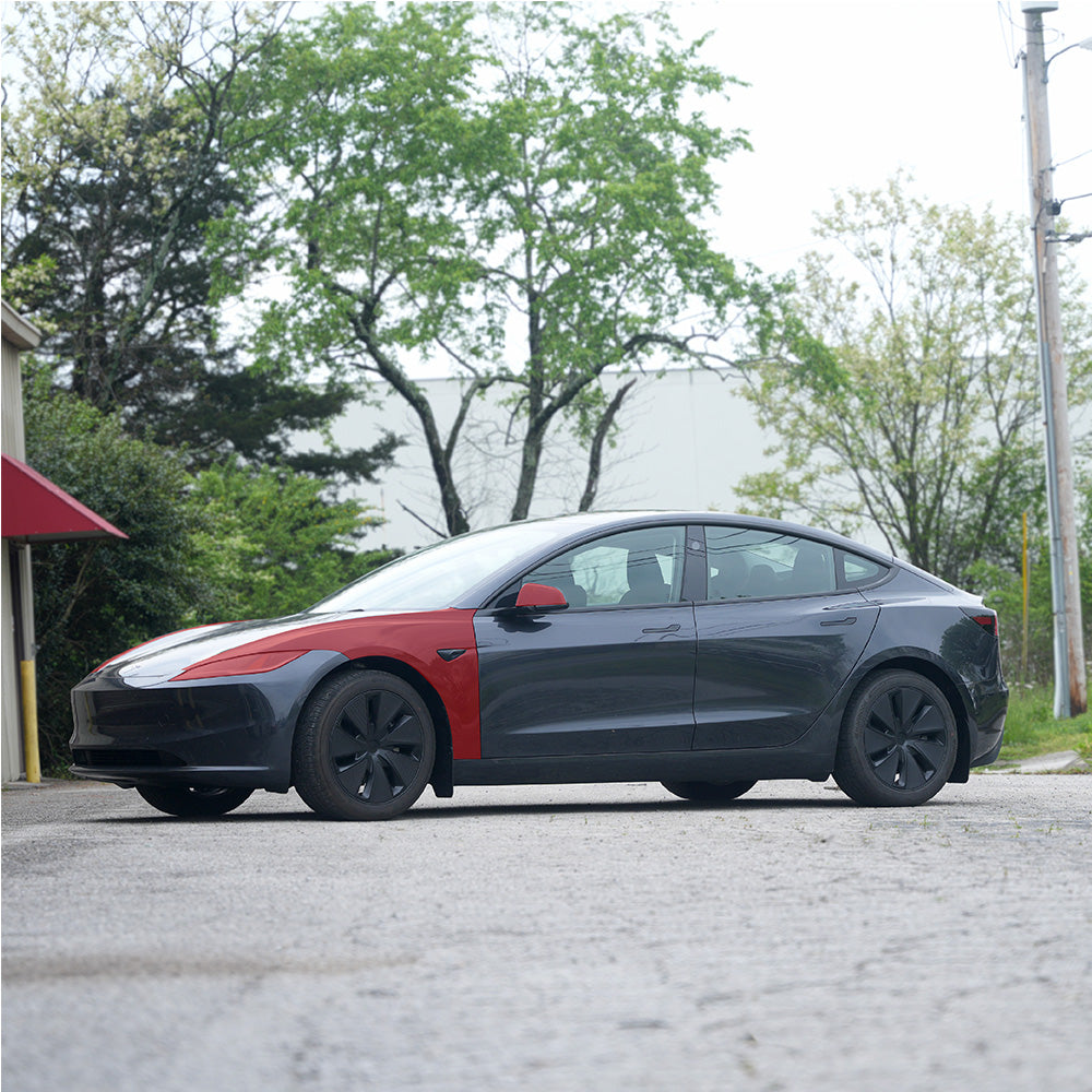 Model 3 Highland PPF coverage fender mirrors