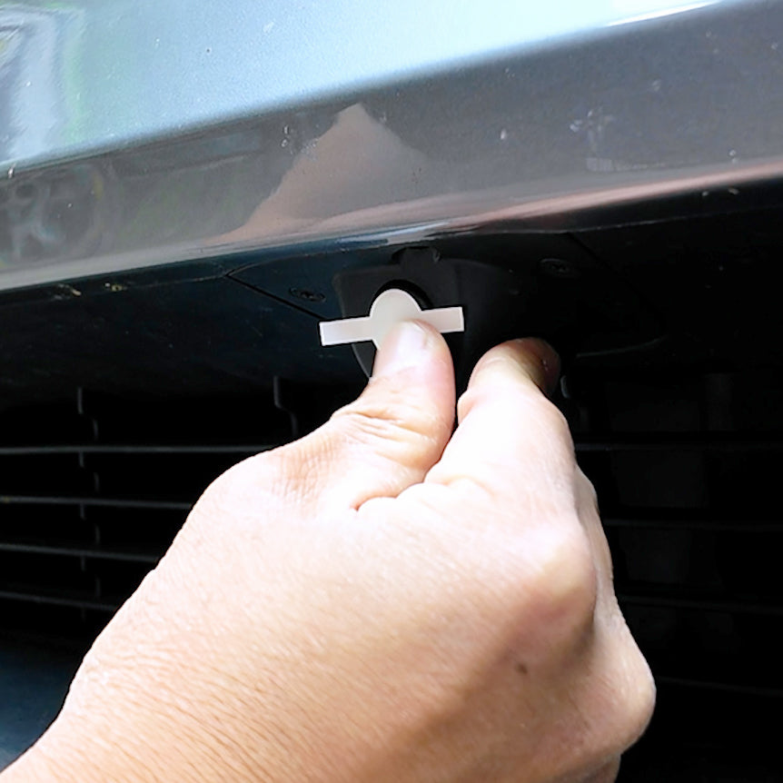 Vinyl guides for proper alignment are provided.