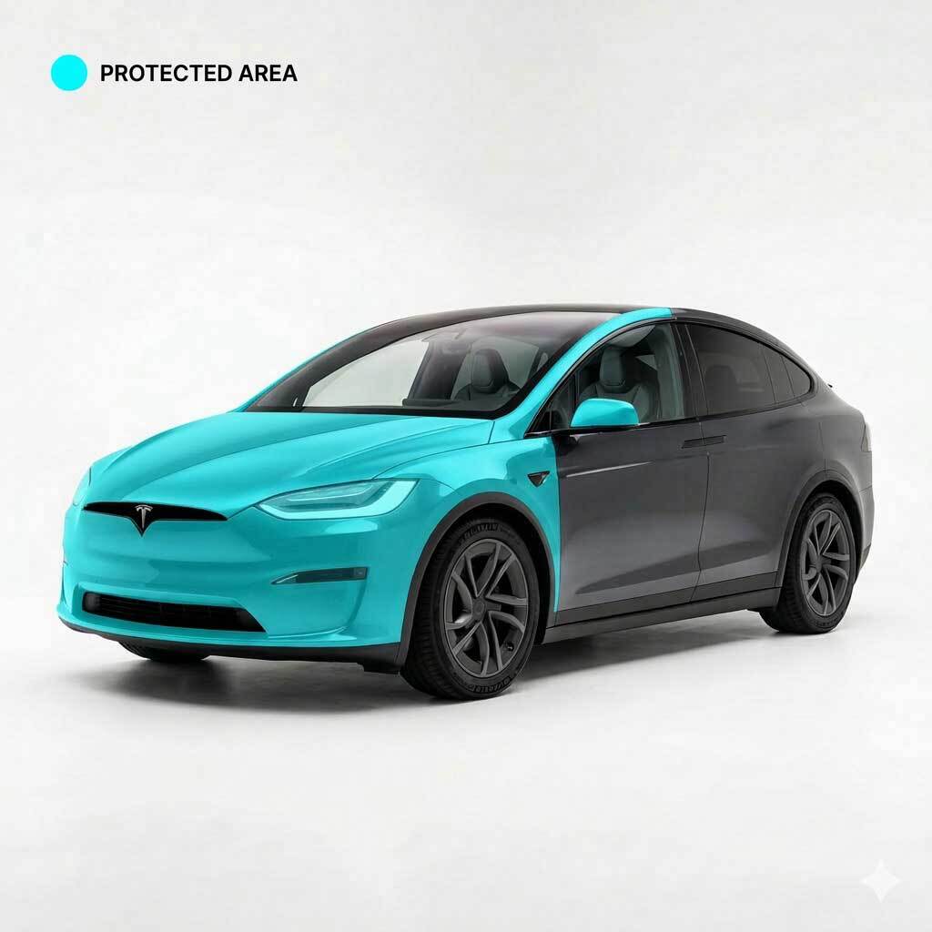 Model X Front PPF Kit – Pre-Cut DIY Paint Protection Film 
