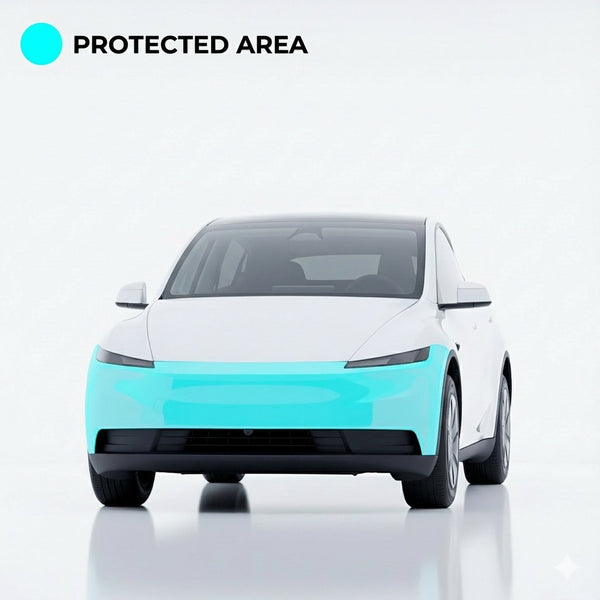 Front Bumper PPF for Tesla Model Y Juniper Standard – Pre-Cut DIY Paint Protection Film