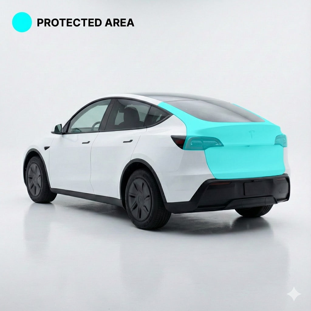 Model Y Standard Trunk Liftgate PPF coverage 
