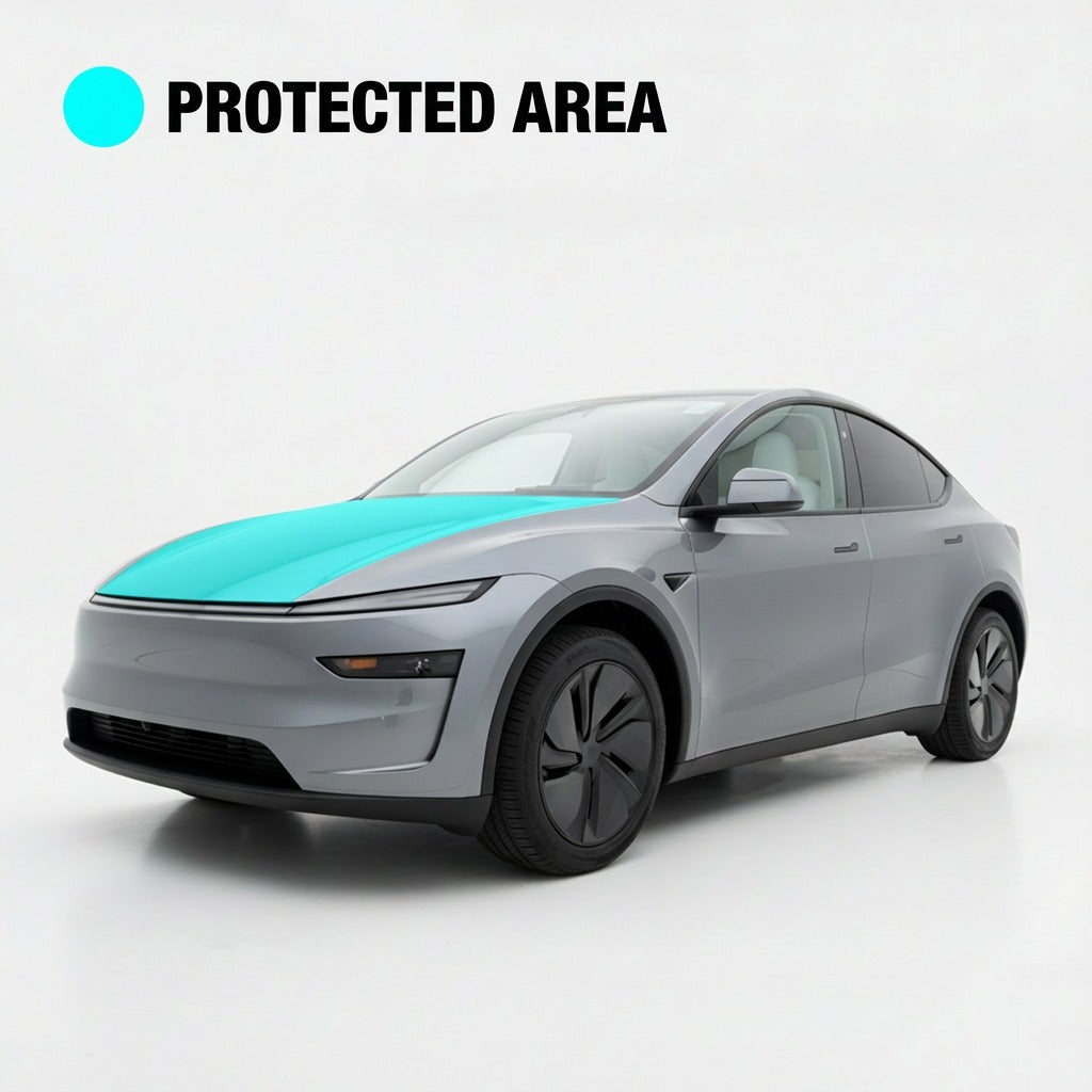 Model Y Premium Hood PPF coverage 